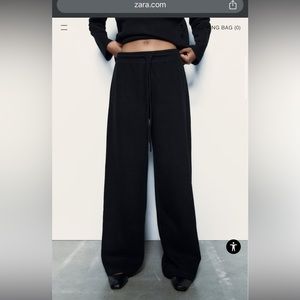 Zara- like new- wide leg soft jogger pants